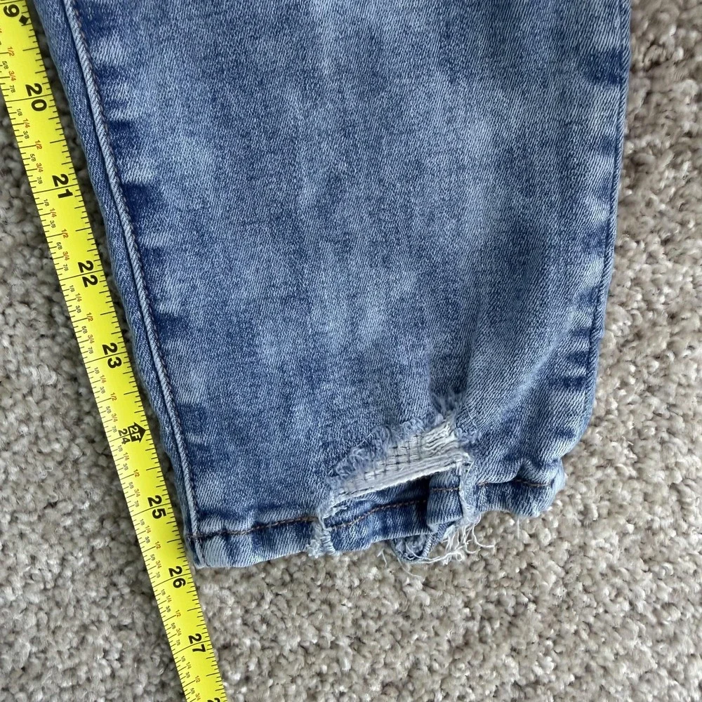 American Eagle Outfitters Next Level Skinny Jeans Womens 18 Blue Distressed